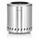 BBQ-Toro Feuerschale Edelstahl Feuerstelle raucharm, Silber, &Oslash; 22 x (H) 25 cm,