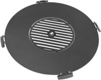 CookKing Grillplattenaufsatz, Stahl, mit Grillrost, &Oslash; 78 cm, f&uuml;r Feuerschalen