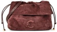 COCCINELLE Schultertasche Handbag Suede Leather / Smooth Leather, aus echtem