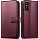 LuxusKollektion Flip Case Handyh&uuml;lle Galaxy S21 Leder Wallet F&uuml;r Samsung...