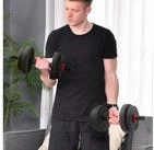 HOMCOM Hantel-Set 15 kg, (Kurzhantel, Langhantel), f&uuml;r Zuhause Fitness