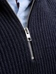 Jack & Jones PlusSize Troyer JJPANNEL KNIT HALF ZIP AW26 PLS Materialmix, normal