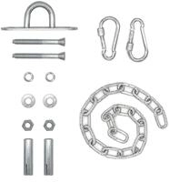 AMANKA H&auml;ngesessel Kette mit Deckenhaken - 50 cm Schwerlast...