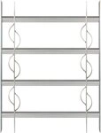 Alberts Fensterschutzgitter Secorino Style, Breite ausziehbar 50-65 cm, versch.