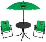 Mojawo Essgruppe 4tlg Kinder Campingm&ouml;bel Set Frosch Campingstuhl Tisch...