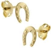 trendor Paar Ohrstecker 41855, Kinder Gold 333 / 8K Hufeisen