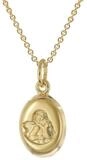 trendor Kette mit Anh&auml;nger 28584, M&auml;dchen Engel Gold 333/8K Mit Vergoldeter