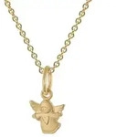 trendor Kette mit Anh&auml;nger 28966, Engel 333 Gold Mit Vergoldeter Silberkette...