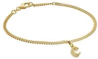 trendor Silberarmband 21602-C, M&auml;dchen mit Buchstabe C 925 Silber Vergoldet