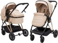 Fillikid Kombi-Kinderwagen Fill Elix, Babywanne einfach zum Sportsitz umbaubar