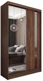 Masseno Schwebet&uuml;renschrank GRAZIA 120 cm Kleiderschrank mit Spiegel 2 T&uuml;ren