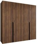MIRJAN24 Kleiderschrank Mila I 200 (mit vier Dreht&uuml;ren) 200x52x202 cm, zwei