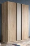 Inn.Furn Kleiderschrank Girona (Dreht&uuml;renschrank 3-t&uuml;rig in Eiche mit...