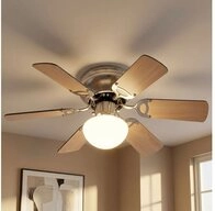 GLOBO LIGHTING Deckenventilator, LED Deckenventilator mit Beleuchtung und...