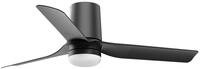 FARO Barcelona Deckenventilator DC Deckenventilator Mini Punt Tub Schwarz mit...