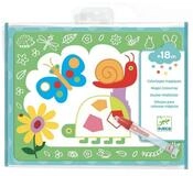 DJECO Kreativset Wassermalen kunterbunte Zauber-Malbilder f&uuml;r Kinder ab 18...