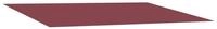 vidaXL Markise Markisenersatzstoff Bordeauxrot 300 x 250 cm Polyester (1-St)