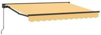 vidaXL Markise Manuell einziehbare Markise Sand 4,5 x 3,5 m (1-St)