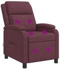 vidaXL Sessel Massage Relaxsessel Lila Stoff (1-St)