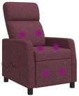 vidaXL Sessel Massage Relaxsessel Lila Stoff (1-St)