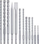 kwb Bohrer- und Bit-Set kwb SDS-Plus Hammer Mei&szlig;el-Set, 12-teiliger Stein-u.