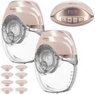 lionelo Elektrische Milchpumpe FIDI FREE SLIM DUO, Set, 2 Laktatoren + 4
