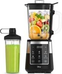 Olvy Standmixer Olvy Standmixer, 1,5 L Glasbeh&auml;lter mit 600ml Tritan-Becher