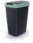 Keden M&uuml;lleimer Compacta Q Flap 12 Liter, Schwing- und Klappdeckel Kunststoff...