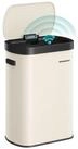 SONGMICS M&uuml;lleimer Sensor-M&uuml;lleimer, K&uuml;che 50 L, mit Sensor, Stahl,...