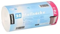 PAPSTAR M&uuml;llbeutel M&uuml;lls&auml;cke, HDPE 70 l 100 cm x 57,5 cm transparent 20 my...