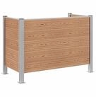 vidaXL M&uuml;lltonnenbox 161 x 85 x 115 cm M&uuml;lltonnenverkleidung Sichtschutz Braun