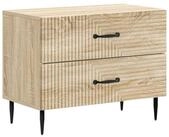 vidaXL Nachttisch 62 x 34,5 x 47,5 cm Nachttisch Nachtschrank Nachtkommode