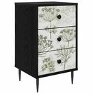 vidaXL Nachttisch 36 x 33 x 61 cm Nachttisch Nachtschrank Nachtkommode GOTHA...