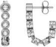 SKAGEN Paar Ohrh&auml;nger Skagen Damen-Ohrh&auml;nger Metall Glasstein