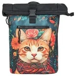 NEW REBELS Freizeitrucksack Rolltop 16l - New York bunt
