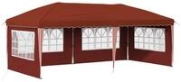 vidaXL Partyzelt Pop-up Partyzelt 575 x 289 x 245 cm Terrakotta