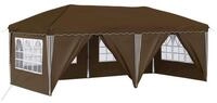vidaXL Partyzelt Pop-up Partyzelt 575 x 288 x 245 cm Taupe