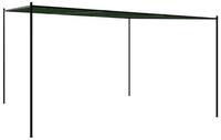 vidaXL Partyzelt Pavillon 4 x 3,98 x 2,67 m Gr&uuml;n Polyester und Stahl