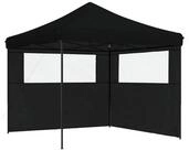 vidaXL Partyzelt Party-Zelt Schwarz 292 x 292 x 315 cm Oxford-Stoff