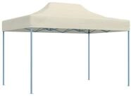vidaXL Partyzelt Party-Zelt 280 x 410 x 315 cm Creme Oxford-Stoff