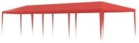 vidaXL Partyzelt Partyzelt Rot 1200 x 300 x 255 cm PE und Stahl