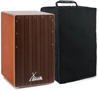 XDrum Cajon "El Bajo" Bass Port Cocoa Brown / Ebony,Trommelkiste, Inkl....