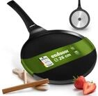 endusor Cr&ecirc;pepfanne Crepespfanne &Oslash; 26cm inkl. Holzspatel, Aluminiumguss (Alle