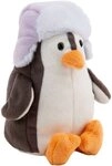 Nici Kuscheltier Winter, Pinguin mit M&uuml;tze 12cm sitzend