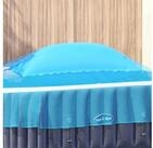 vidaXL aufblasbare Whirlpoolabdeckung, Pool-Kissen Blau 400 x 200 x 140 cm PVC