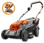 FUXTEC Akkurasenm&auml;her FX-E2RM43, 43 cm Schnittbreite, 43 cm, 40 L Fangkorb,...