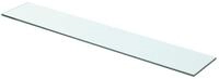 vidaXL Wandregal, Regalb&ouml;den 2 Stk. Glas Transparent 70 x 12 cm