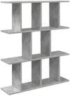 vidaXL Wandregal 80 x 20 x 96 cm Wandregal Betongrau 80x20x96 cm Holzwerkstoff