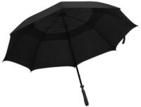 vidaXL Taschenregenschirm Regenschirm Schwarz 130 cm
