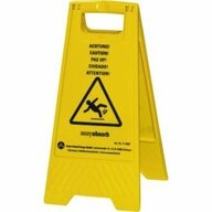 easyabsorb Warnschild Achtung!, signalgelb